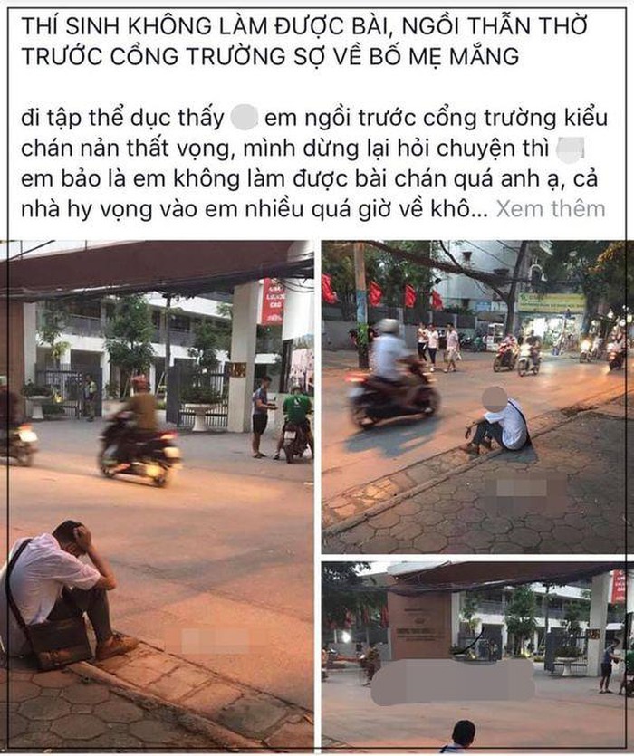 Câu chuyện được chia sẻ lên mạng xã hội.