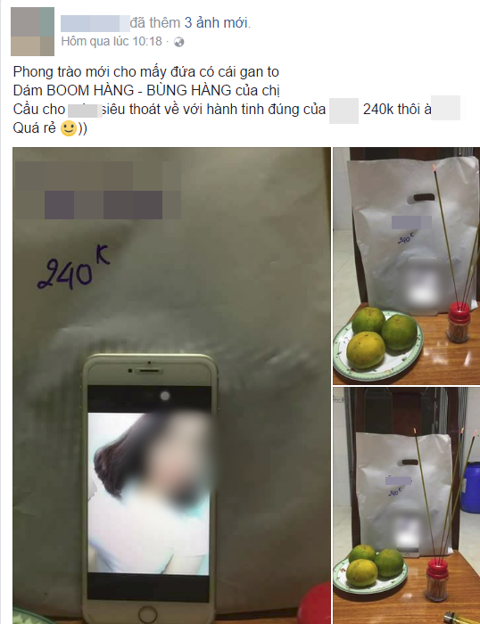 Câu chuyện được chia sẻ trên mạng xã hội.