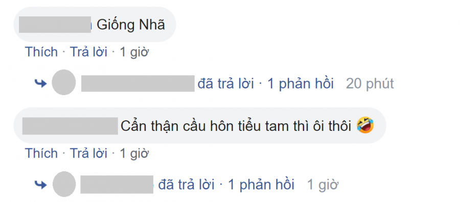 Khán giả cho rằng người được Vũ cầu hôn nhìn khá giống Nhã