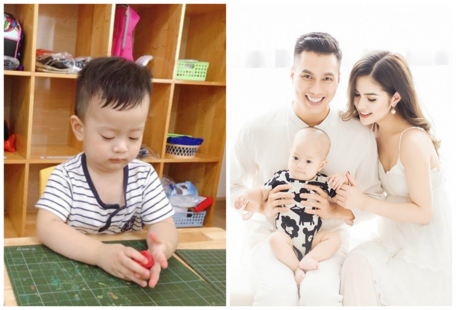 Hương Trần lo lắng khi con trai bị ốm sốt