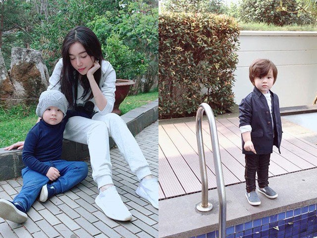 Mới đây, trên Facebook cá nhân, Elly Trần chia sẻ đoạn video về con trai Alfie Túc Mạch thu hút sự chú ý. Ngoài việc được khen ngợi vì vẻ đẹp trai đúng chất 