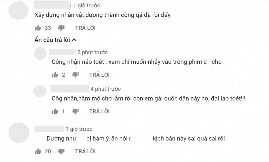 Thái độ của Dương bị khiến khán giả không đồng tình.