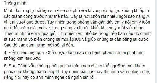 Mai Phương Thúy hết lời khen ngợi giọng ca 