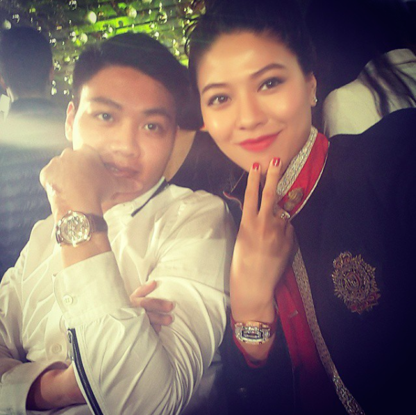 Hai chị em Ngọc Trinh - Bảo Hưng đều có đam mê với việc sưu tập đồng hồ hàng hiệu.