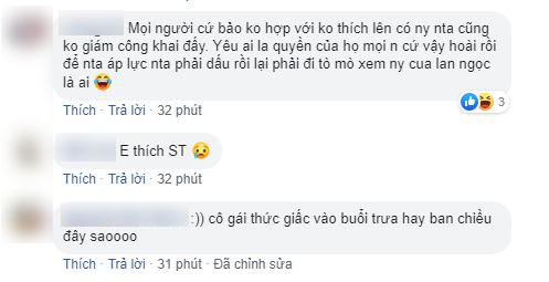 Dân mạng bình luận trái chiều về chuyện của Lan Ngọc - Chi Dân, người ủng hộ, người lại thích cặp Lan Ngọc và ST hơn.