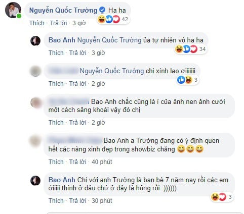 Bảo Anh lần đầu thẳng thắn phủ nhận chuyện yêu Quốc Trường.    