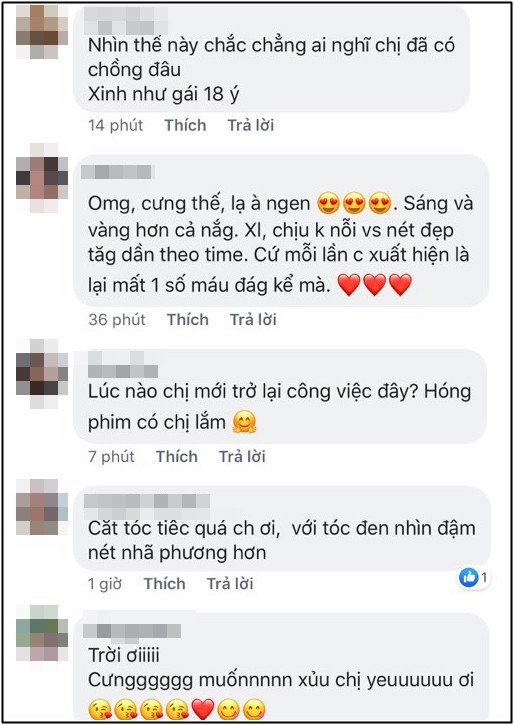 Nhã Phương nhận hết lời khen ngợi, đồng thời người hâm mộ mong chờ sự tái xuất màn ảnh của nữ diễn viên sau thời gian vắng bóng.