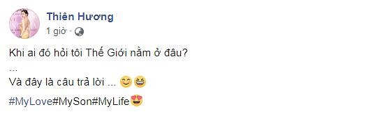 Ngay sau đó, người đẹp đã sửa status.  