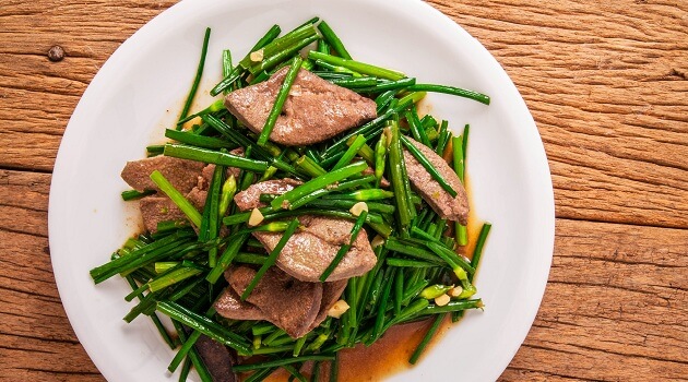 Gan động vật mẹ bầu không nên ăn