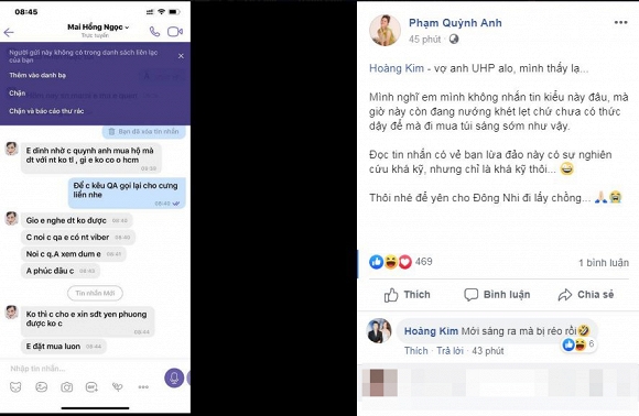 Phạm Quỳnh Anh gửi lời nhắn nhủ đến kẻ giả mạo: 