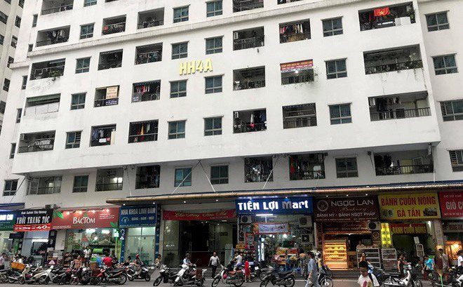 Tòa chung cư xảy ra vụ việc. Ảnh: T C.