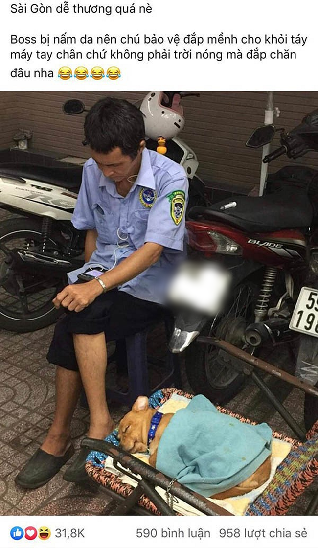 Câu chuyện được chia sẻ lên mạng xã hội.