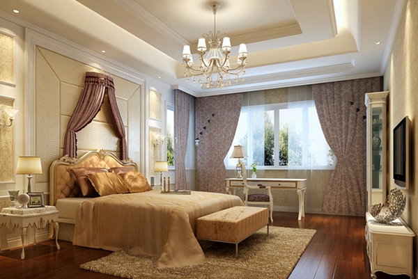 Đèn chùm nên treo ở giữa phong ngủ