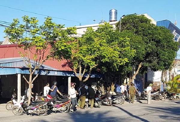 Ngôi nhà nơi xảy ra vụ việc đau lòng.