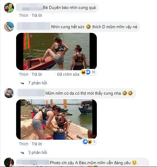 Dân mạng khen Kỳ Duyên mũm mĩm nhưng vẫn đáng yêu.    
