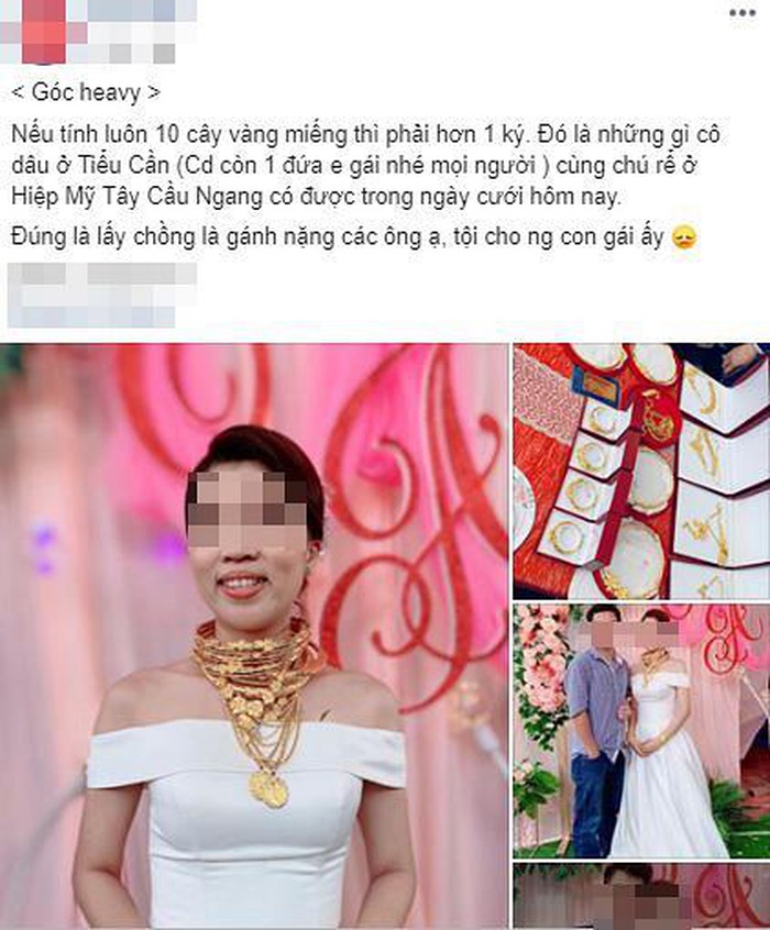 Câu chuyện được chia sẻ lên mạng xã hội.
