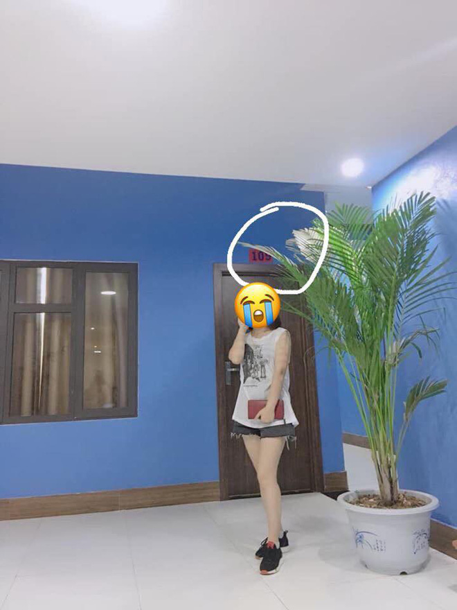 Bức ảnh khiến cô gái bị bạn trai hiểu nhầm.