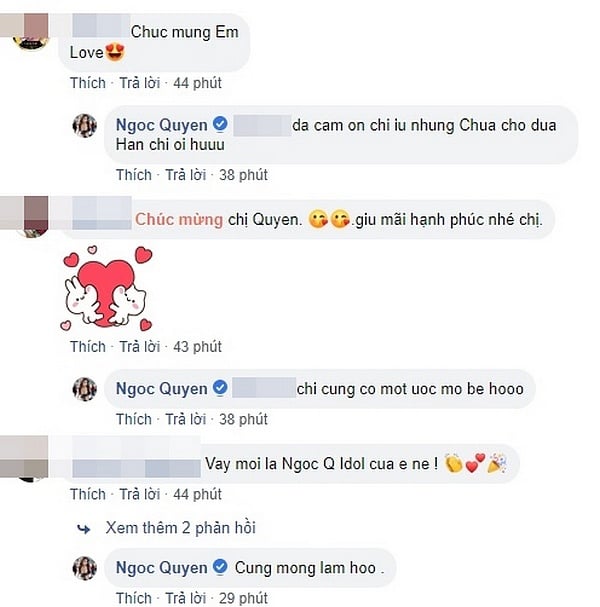 Bạn bè, người thân và người hâm mộ đồng loạt gửi lời chúc mừng cho người đẹp.
