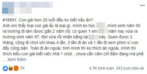 Câu chuyện được chia sẻ lên mạng xã hội.