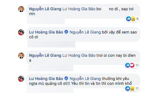 Lê Giang chê trách về câu chuyện scandal của Thu Thuỷ.  