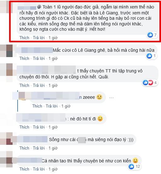 Cư dân mạng cũng lập tức mỉa mai quá khứ ham chơi, bỏ con đi biệt xứ của nữ nghệ sĩ hài.