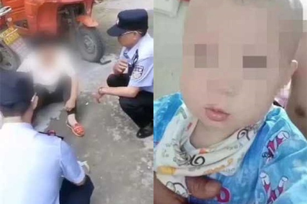 Bé gái 10 tháng tuổi bị mẹ ném xuống sông thương tâm.