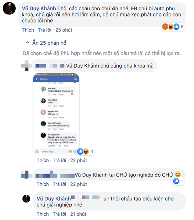 Nam ca sĩ có những lời lẽ thô tục với cộng đồng mạng.