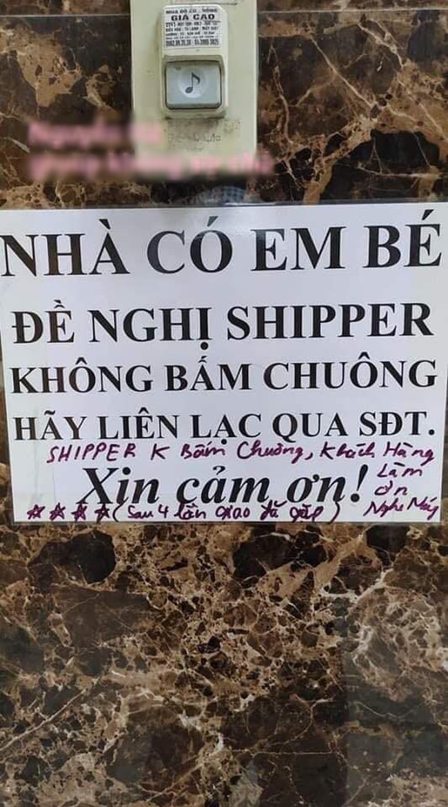 Hình ảnh tờ thông báo được chia sẻ trên mạng xã hội.