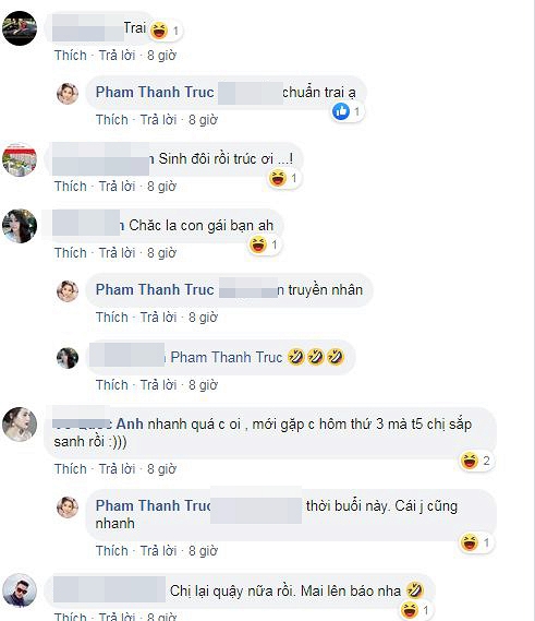 Cư dân mạng bàn tan xôn xao trước hành động này của Thanh Trúc.