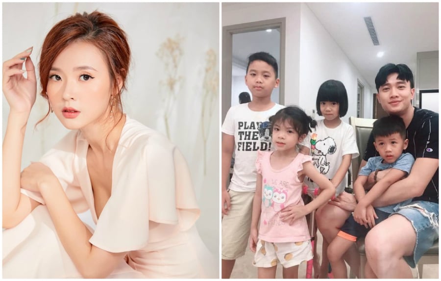 Mới đây trên trang cá nhân, Quốc Trường vừa chia sẻ hình ảnh chụp cùng rất nhiều trẻ con kèm theo dòng chú thích đầy hài hước: 