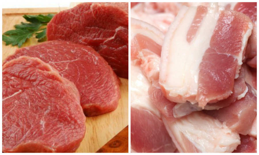 Thịt lợn kỵ thịt bò