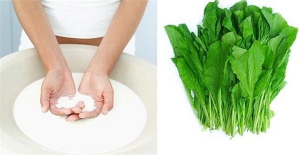 Thói quen rửa rau khiến rau mất chất