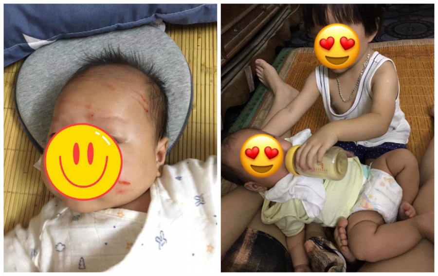 be 2 tuoi co hanh dong voi em nho khien ai cung soc -phunutodya