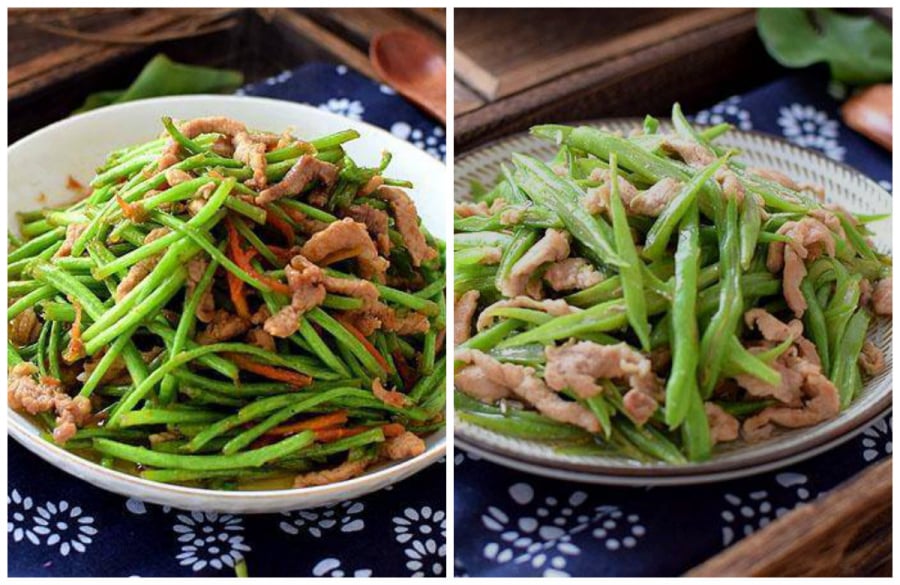 Thịt xào đậu co ve ngon bổ rẻ