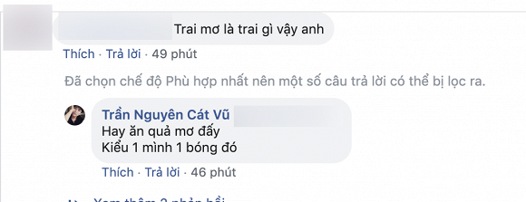 Fan vội vào hỏi về cụm từ 