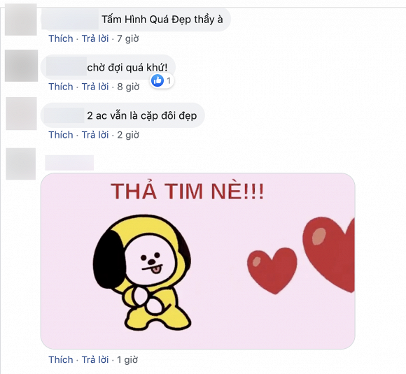 Cư dân mạng bình luận mong cặp đôi sớm tái hợp.