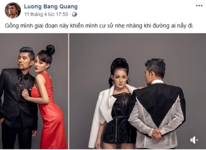 Dòng trạng thái làm rộ lên tin đồn cặp đôi đã 