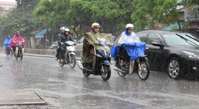 Dự báo thời tiết dịp nghỉ lễ 2/9 cả nước sẽ có mưa. Ảnh minh họa.