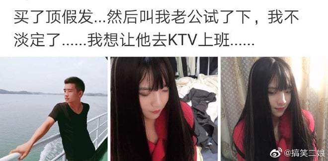 Cô vợ biến chồng thành hot girl với vài đường make-up sương sương.