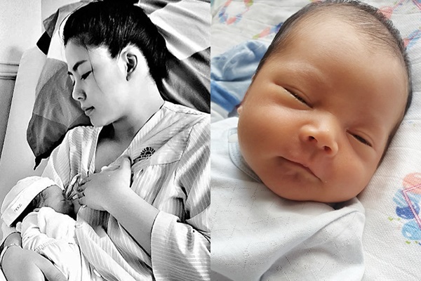 Vài ngày sau khi hạ sinh em bé thứ ba, trên trang cá nhân của mình mới đây, nữ ca sĩ Ngọc Hiền lần đầu khoe ảnh cận mặt con trai. Không giấu được hạnh phúc, Ngọc Hiền chia sẻ: 