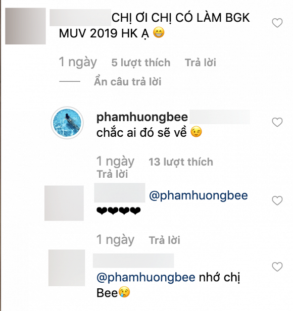 Phạm Hương úp mở: 