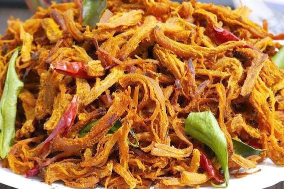 Món gà xé cay thành phẩm