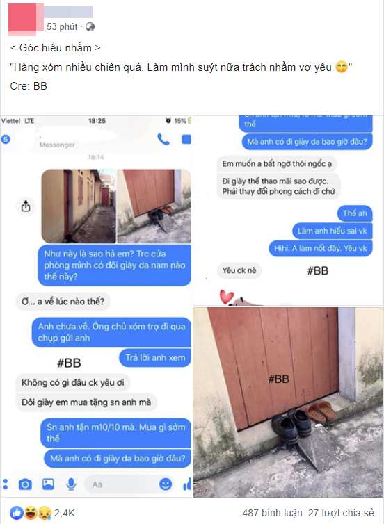Câu chuyện được chia sẻ gây xôn xao.