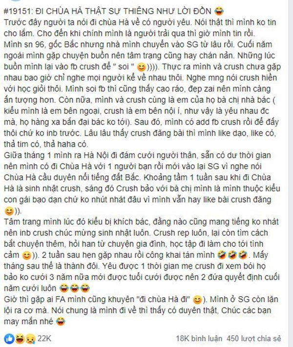 Câu chuyện được chia sẻ đã gây được sự chú ý của nhiều người.