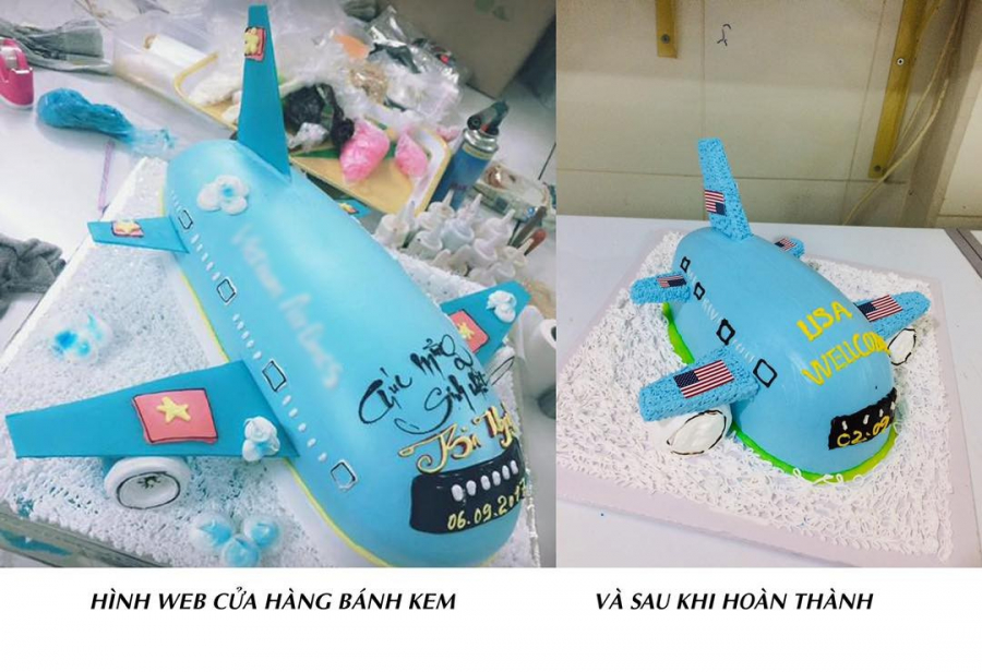Hình ảnh 2 chiếc bánh kem.