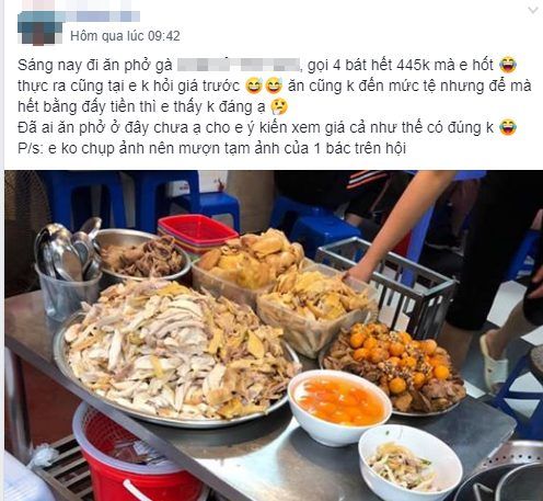 Câu chuyện được chia sẻ trên mạng xã hội.
