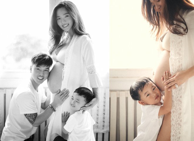 Mang thai lần 3 nhưng Kim Cương vẫn rất đẹp