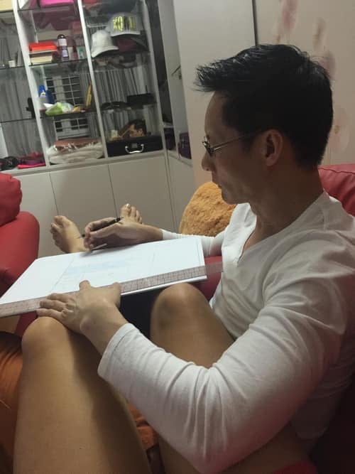Phan Như Thảo tiết lộ ông xã Đức An là người đã lên ý tưởng và tự tay thiết kế cho không gian diễn ra lễ đính hôn của họ.