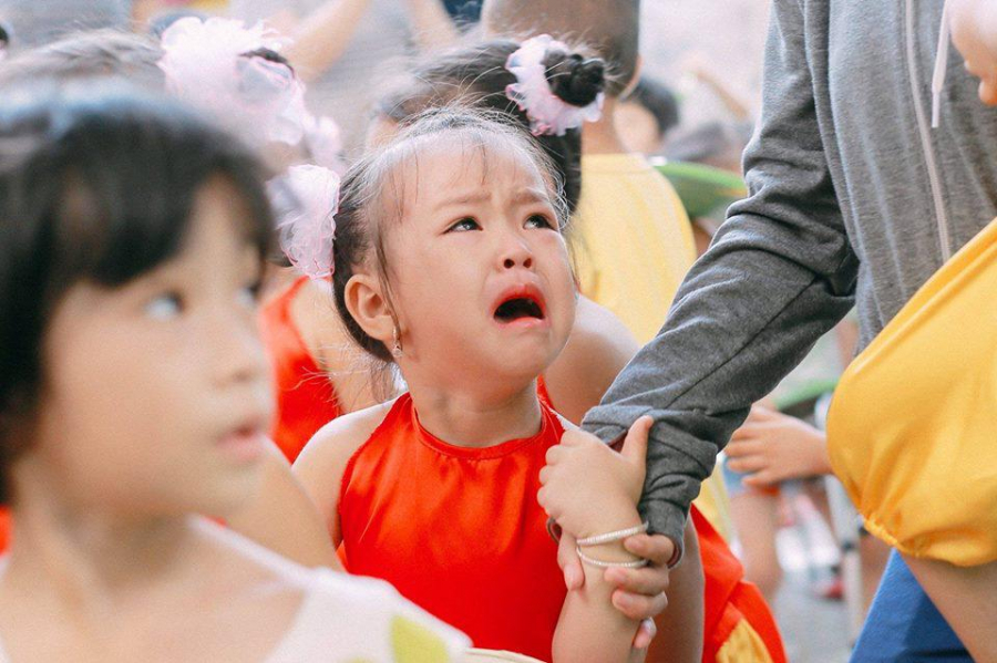 Những giọt nước mắt rưng rưng trong ngày tựu trường