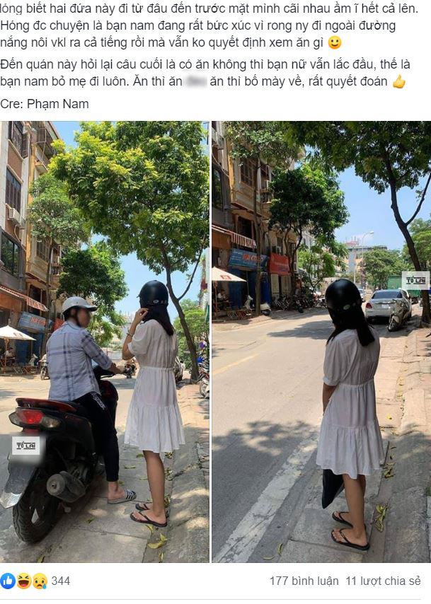 Câu chuyện được chia sẻ trên mạng xã hội.